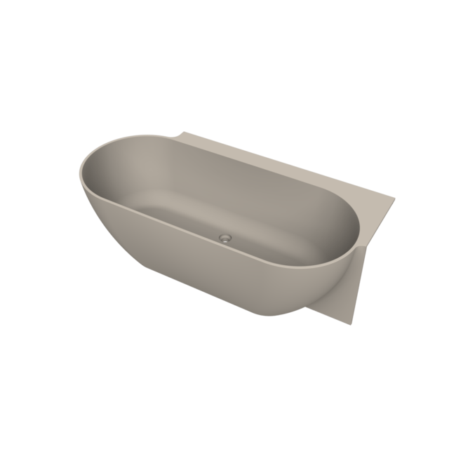 Arcqua - Havana back to wall ligbad 170x80 mat klei links