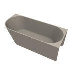 Arcqua - Pinto back to wall ligbad 180x80 mat klei rechts