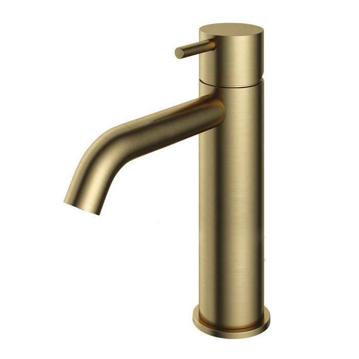 Hotbath Cobber CB003MC wastafelkraan medium - Geborsteld Messing