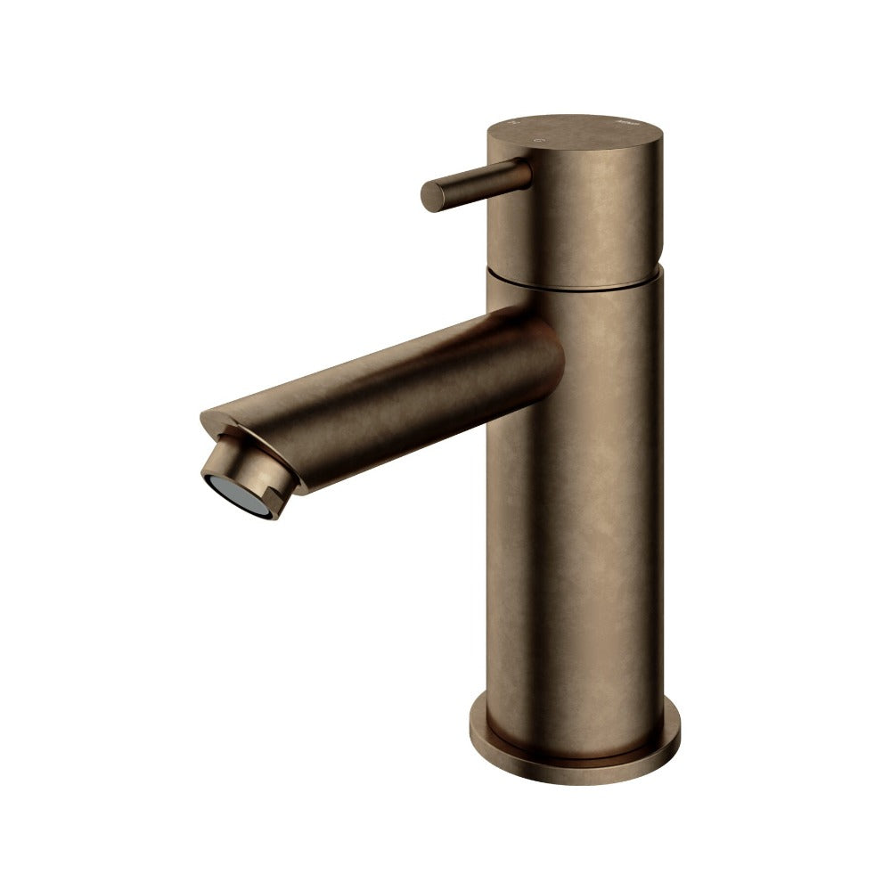 Hotbath Cobber CB003S wastafelkraan - Verouderd Messing