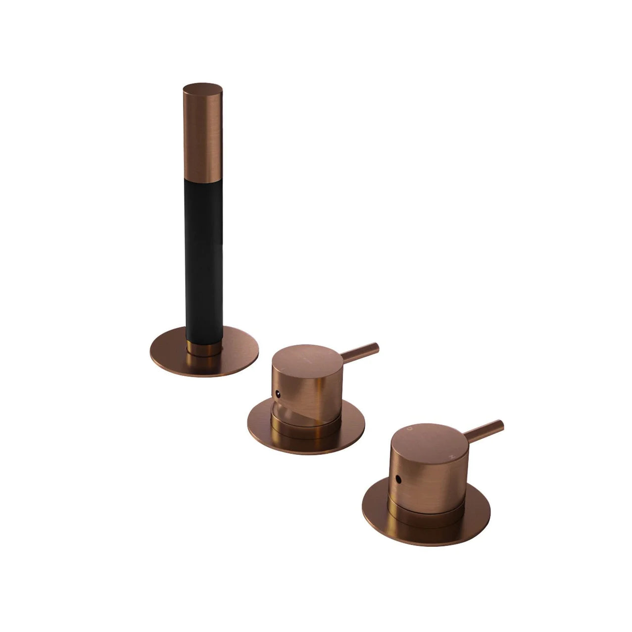 Hotbath Cobber CB175 3-gats badrandcombinatie - Geborsteld Koper PVD