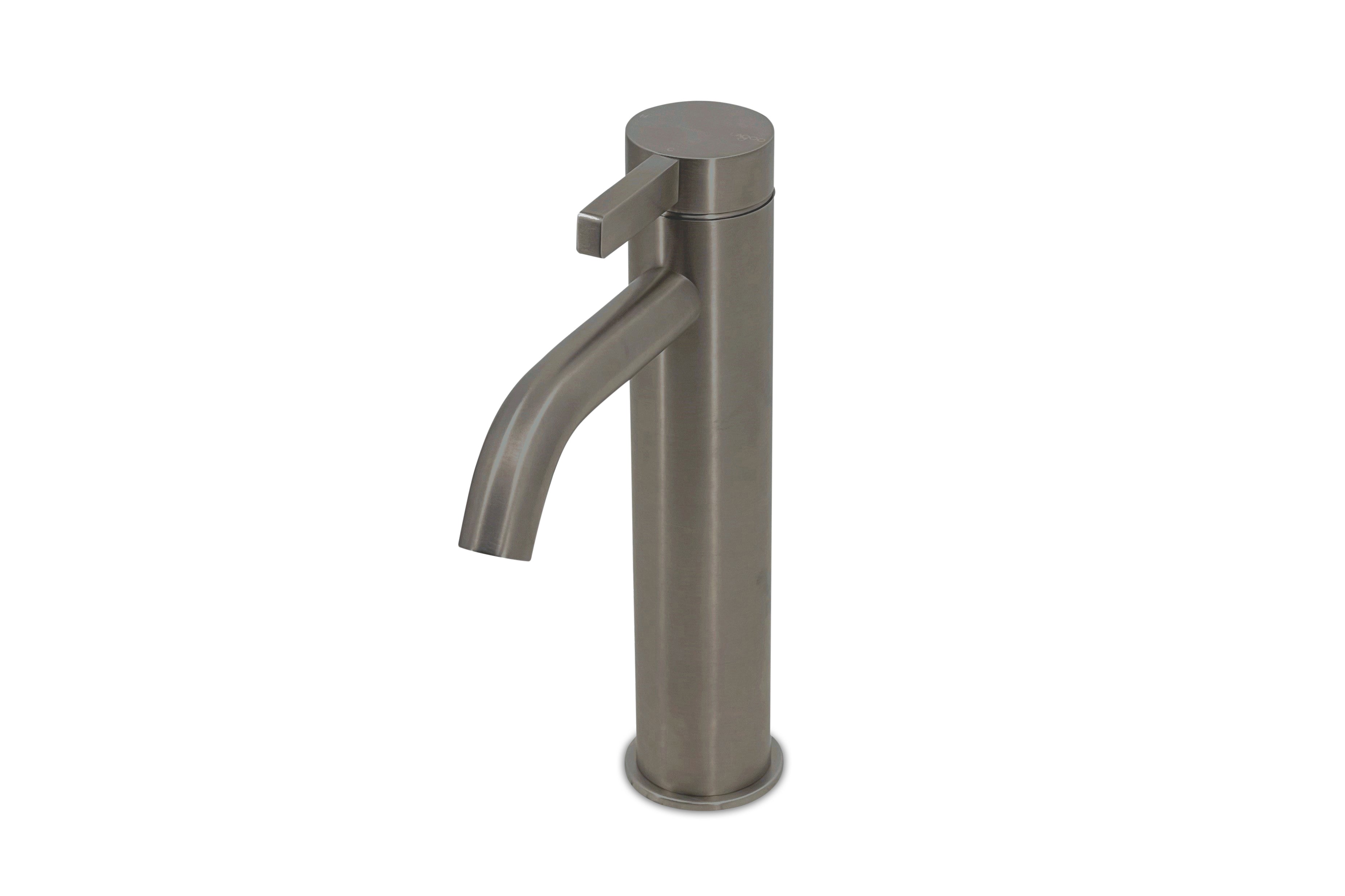 Lagoo - Como - Wastafelmengkraan (medium)  - Geborsteld Gun Metal PVD - CM1102GM
