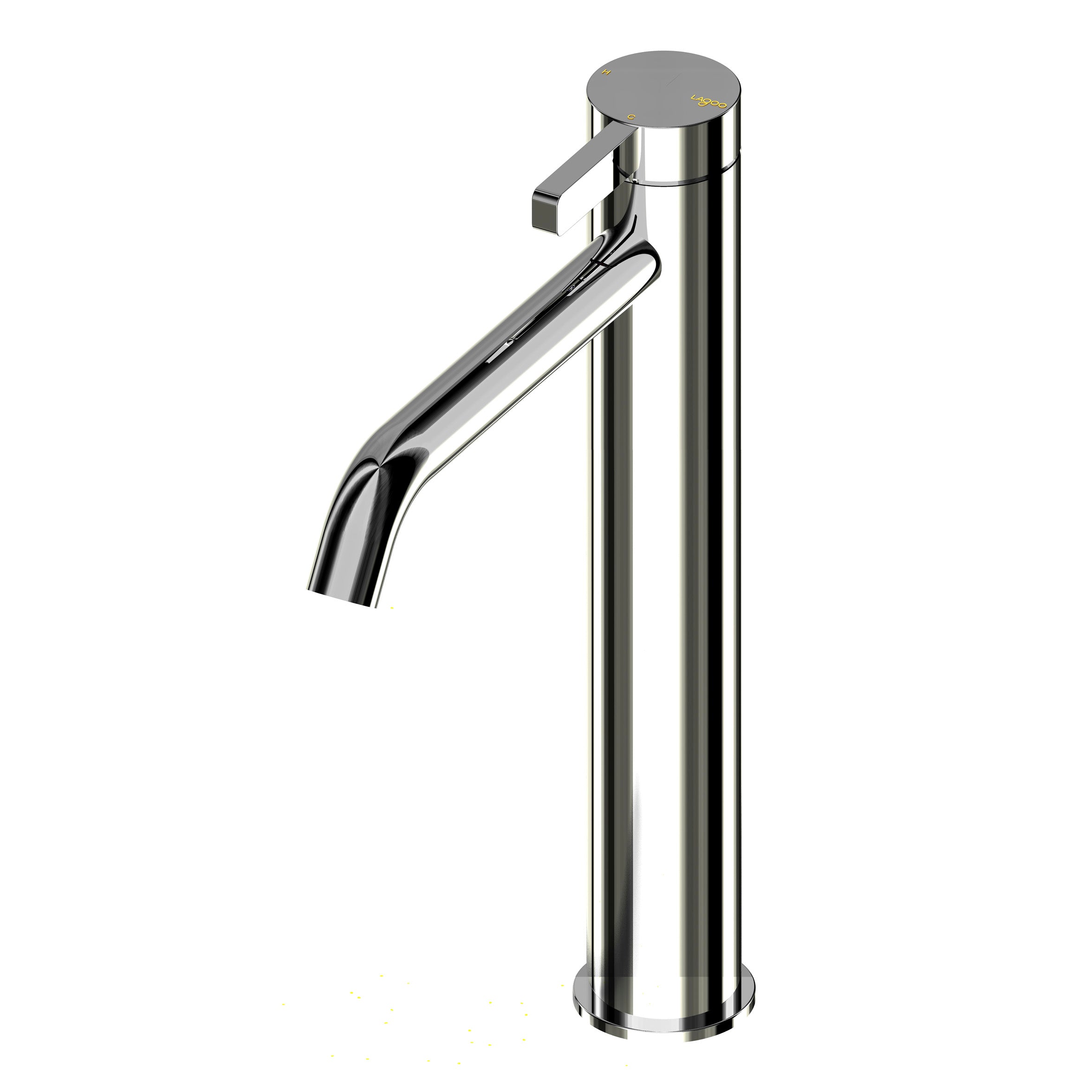 Lagoo - Como - Wastafelmengkraan (high)  - Chroom - CM1104CH