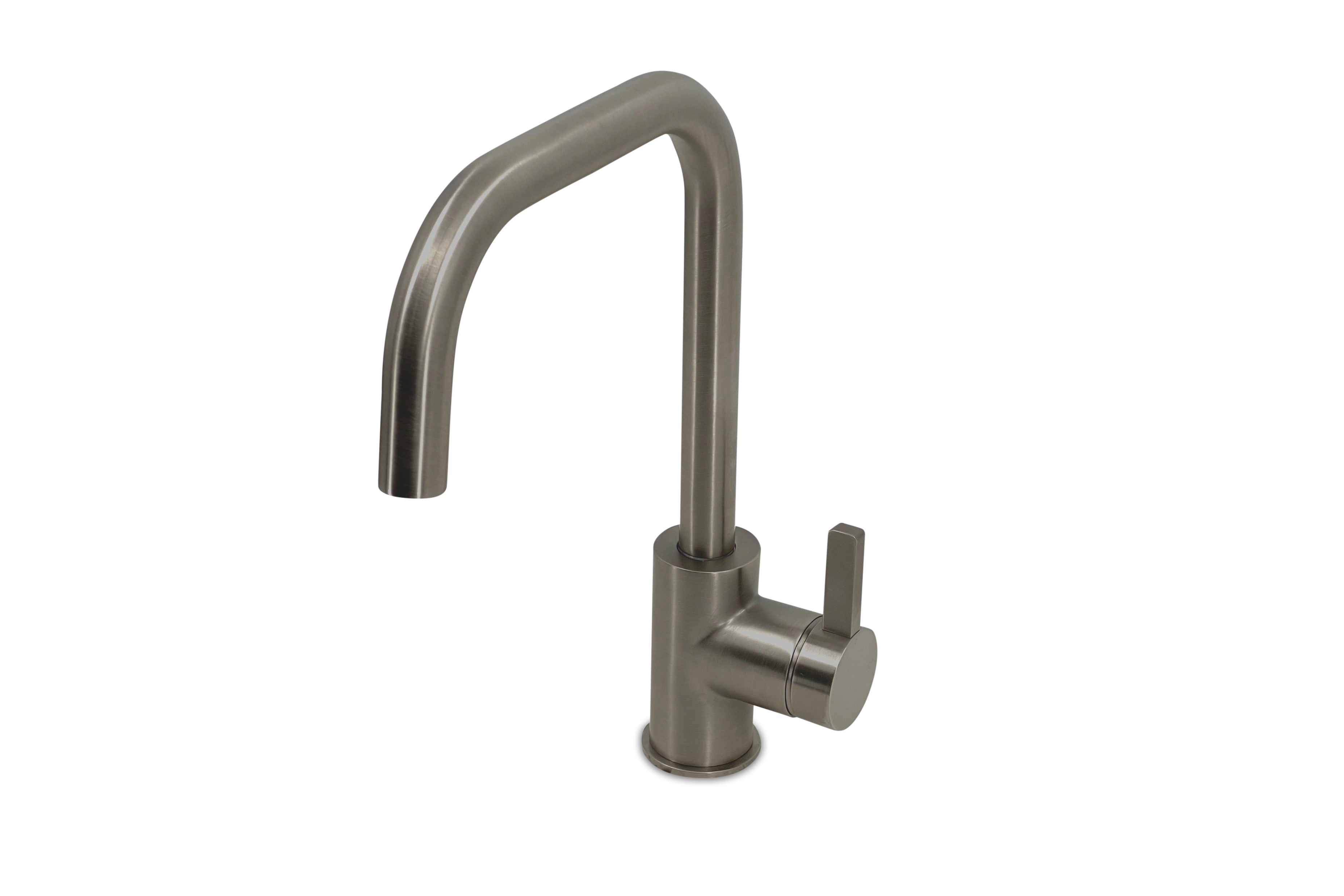 Lagoo - Como - Wastafelmengkraan met hoge draaibare uitloop - Geborsteld Gun Metal PVD - CM1110GM