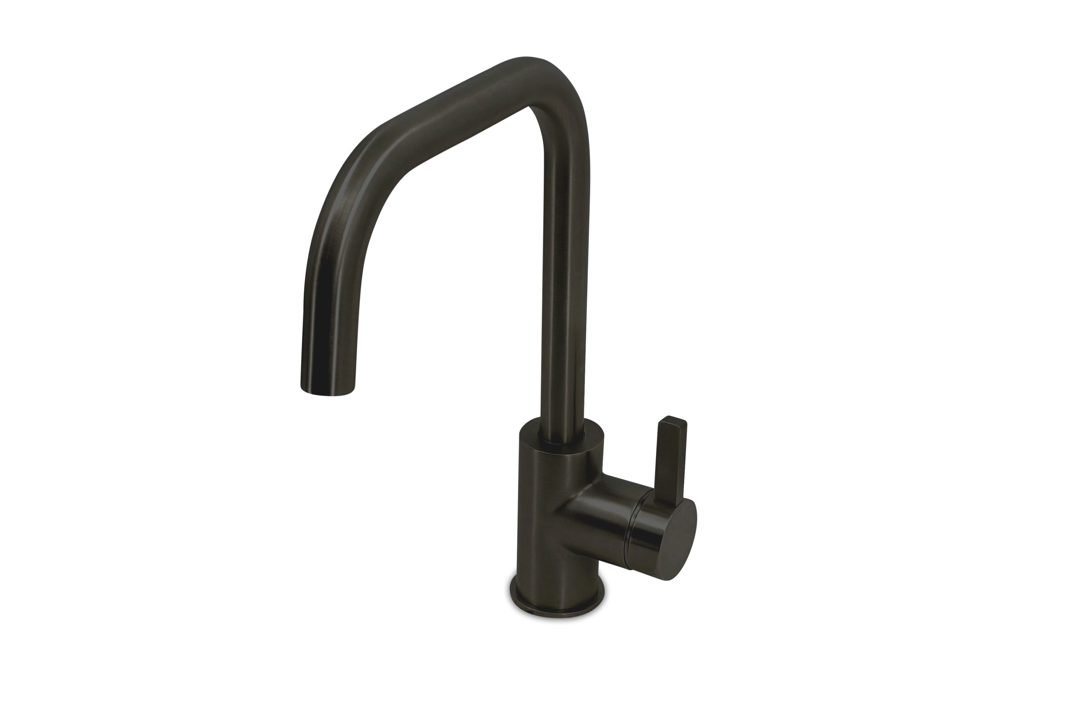 Lagoo - Como - Wastafelmengkraan met hoge draaibare uitloop - Mat Zwart - CM1110MB