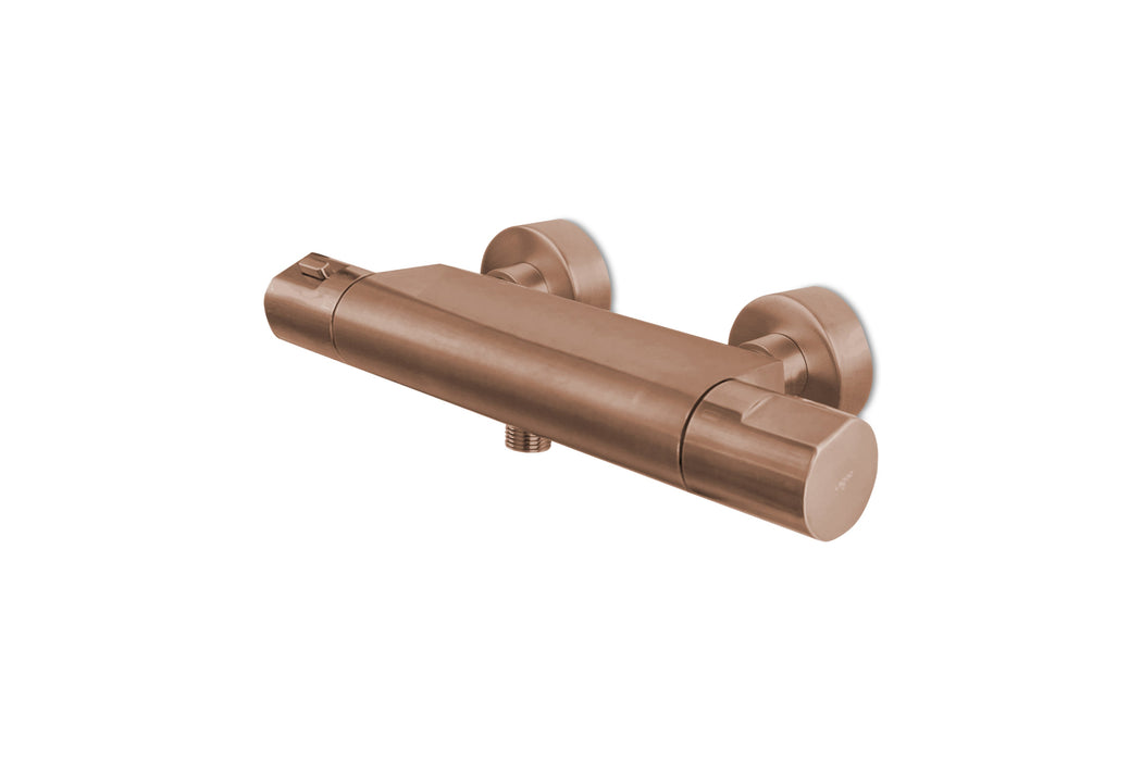 Lagoo - Como - Opbouw douche thermostaat - Geborsteld Koper PVD - CM2101BK