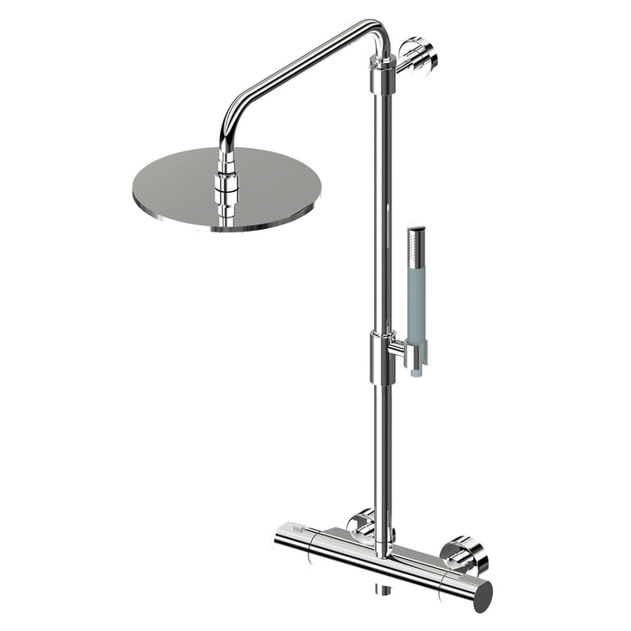 Lagoo - Como - Thermostatische douche set met hoofddouche (250 mm)  en handdouche (staaf) - Chroom - CM5201CH