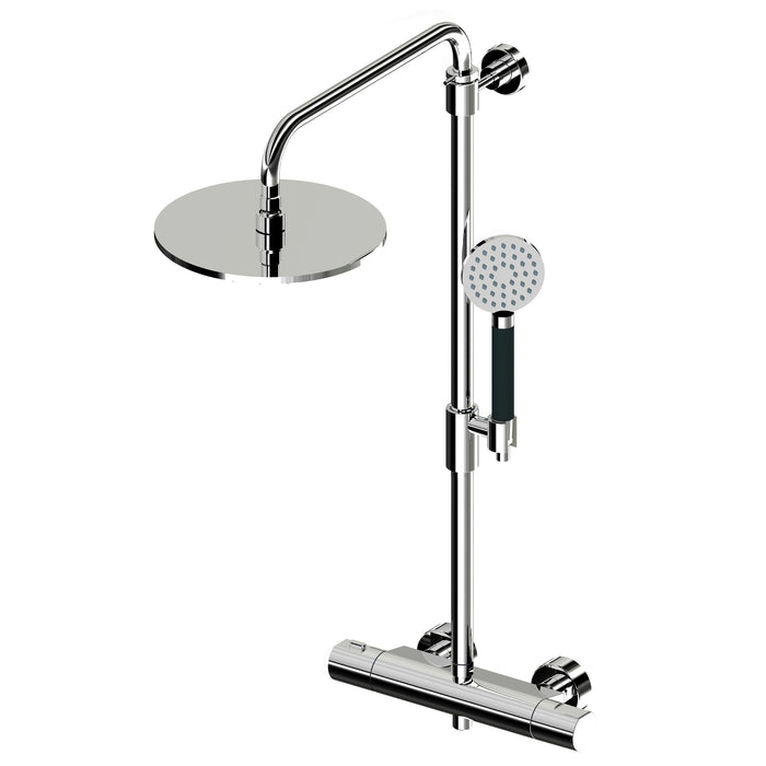 Lagoo - Como - Thermostatische douche set met hoofddouche (250 mm)  en handdouche (rond) - Chroom - CM5203CH