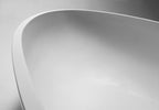Arcqua - Max solid surface vrijstaand bad 170x98x51 mat wit