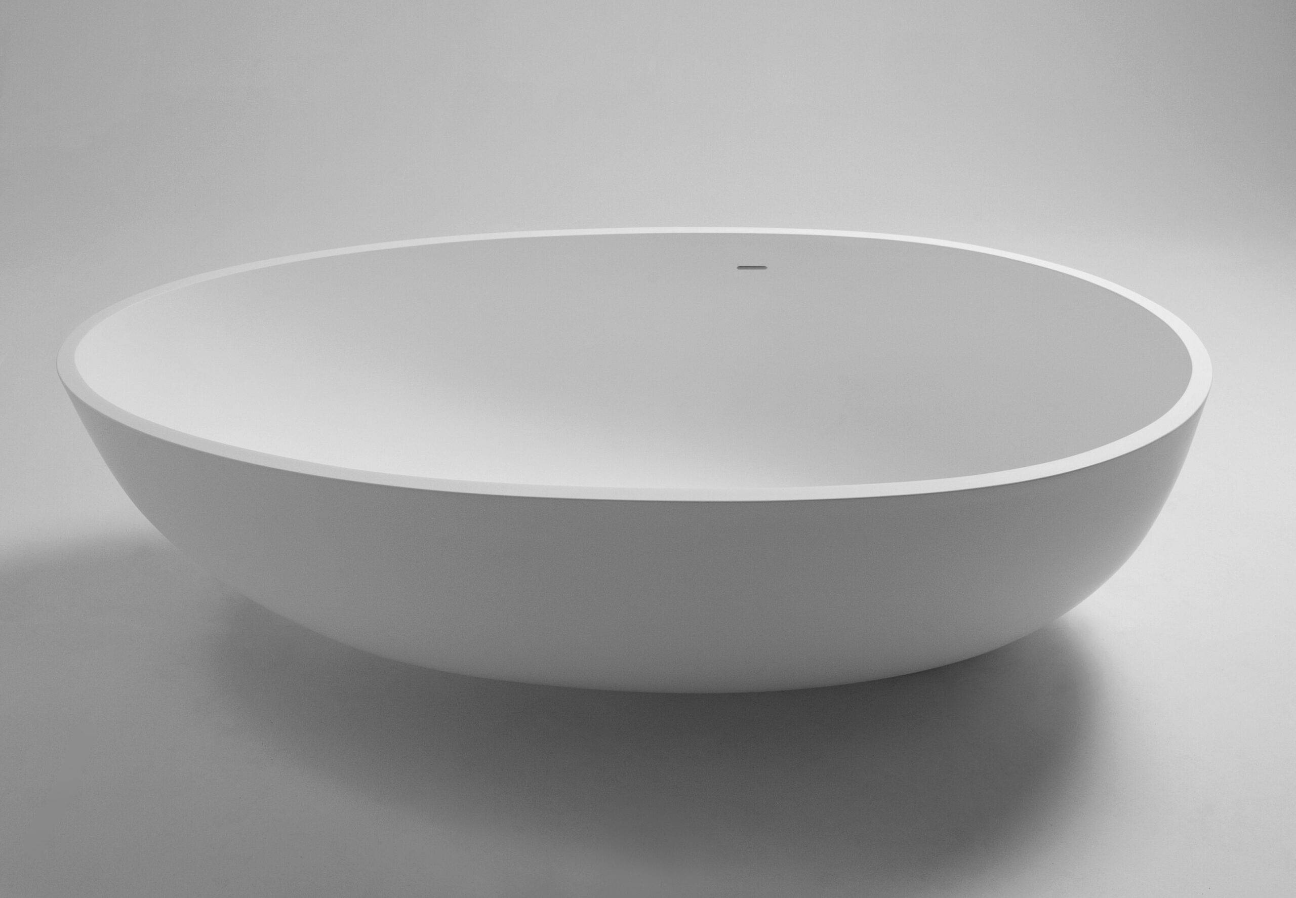 Arcqua - Max solid surface vrijstaand bad 170x98x51 mat wit