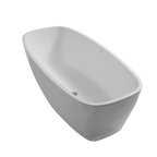 Arcqua - Maike solid surface vrijstaand bad 175x78x55 mat wit