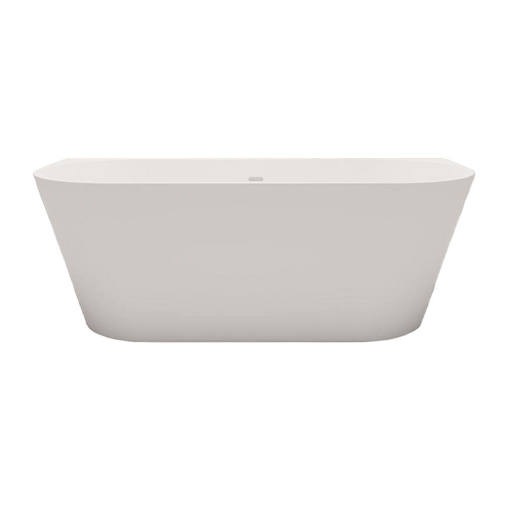 Arcqua - Evi solid surface back to wall ligbad 180x80x57 mat wit
