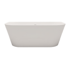Arcqua - Evi solid surface back to wall ligbad 180x80x57 mat wit