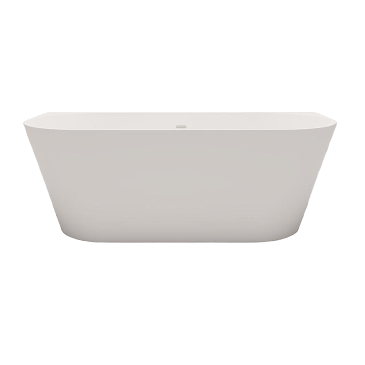 Arcqua - Evi solid surface back to wall ligbad 180x80x57 mat wit