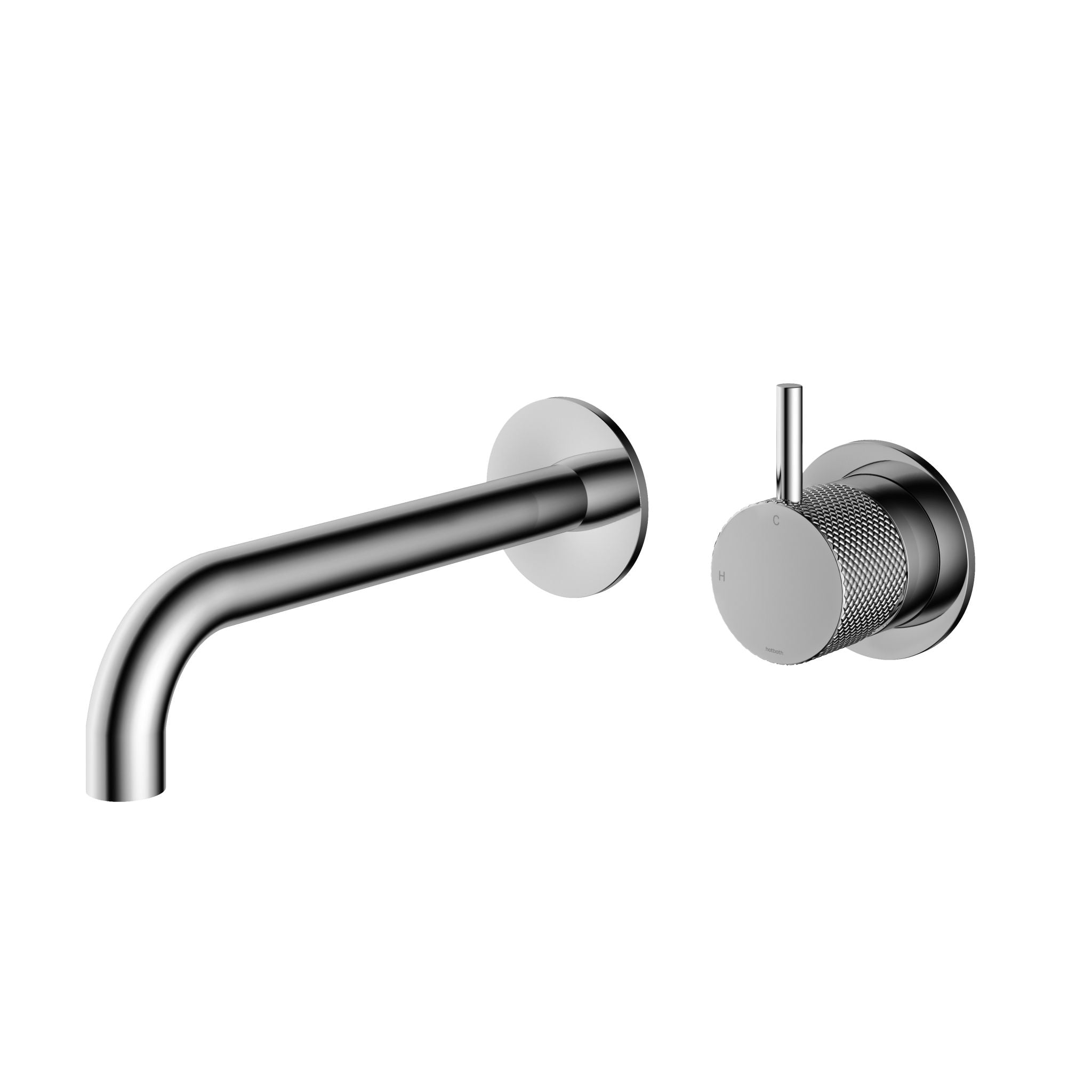 Hotbath Cobber X CX105EXT18 afbouwdeel voor inbouw wastafelkraan - uitloop 18cm - Chroom