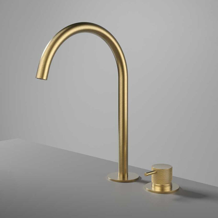Hotbath Cobber X CX023H wastafelkraan 2-gats hoog  - Chroom