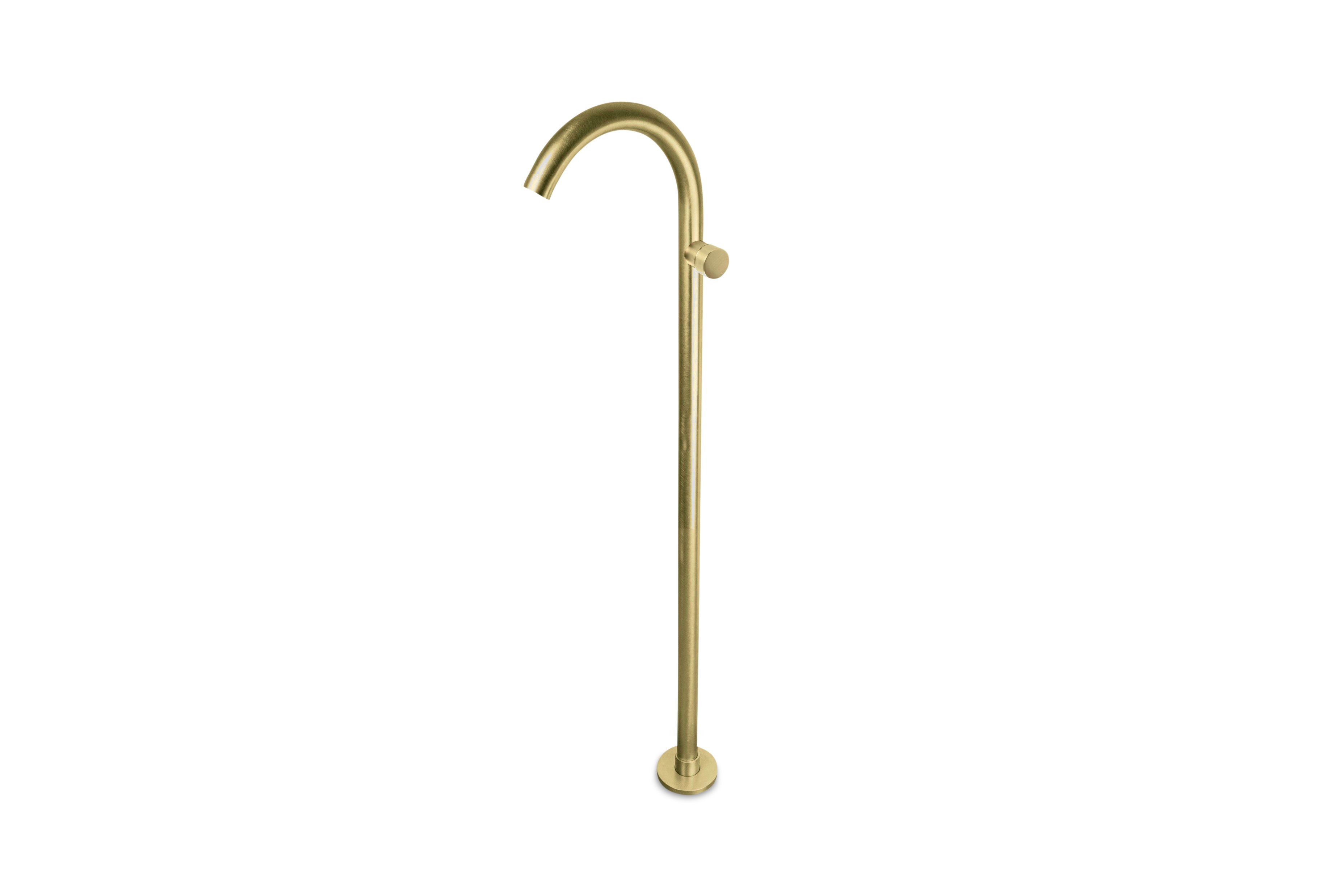 Lagoo - Garda - Staande wastafelmengkraan - Geborsteld Messing PVD - G1206BB