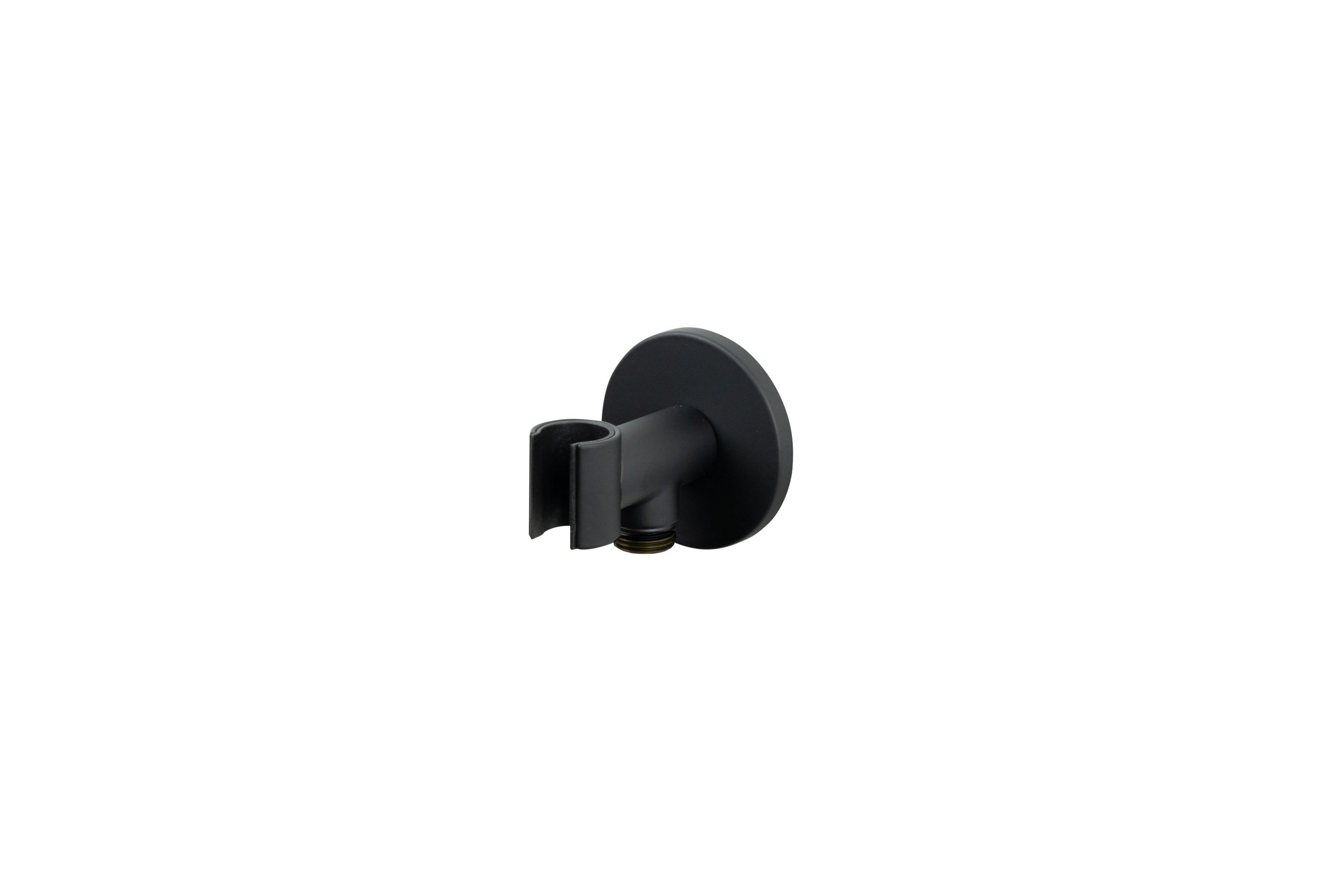 Lagoo - Garda - Handdouchehouder + wanduitlaat - Mat Zwart - G2244MB