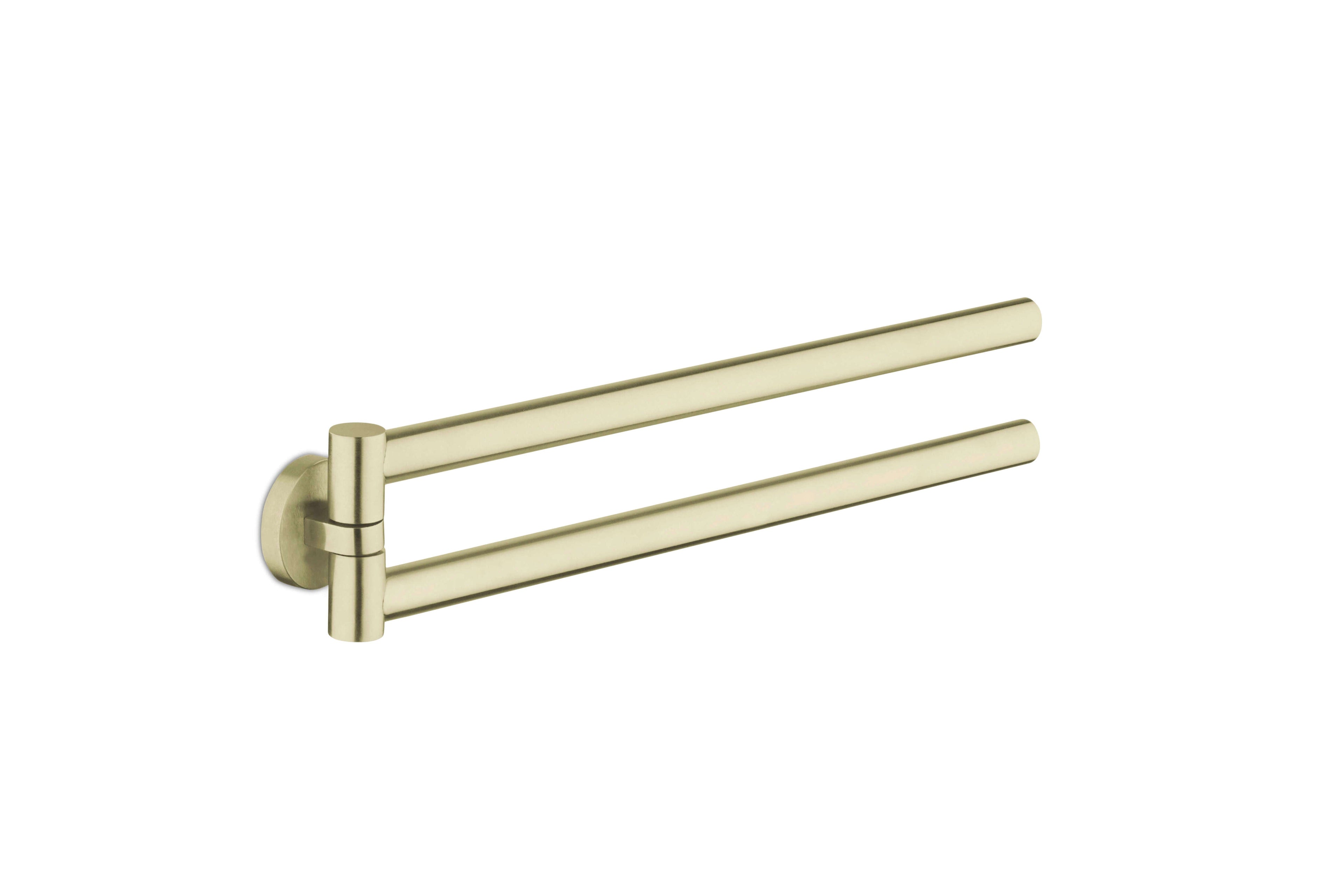 Lagoo - Garda - Draaibare handdoekhouder - Geborsteld Champagne PVD - G6106PG