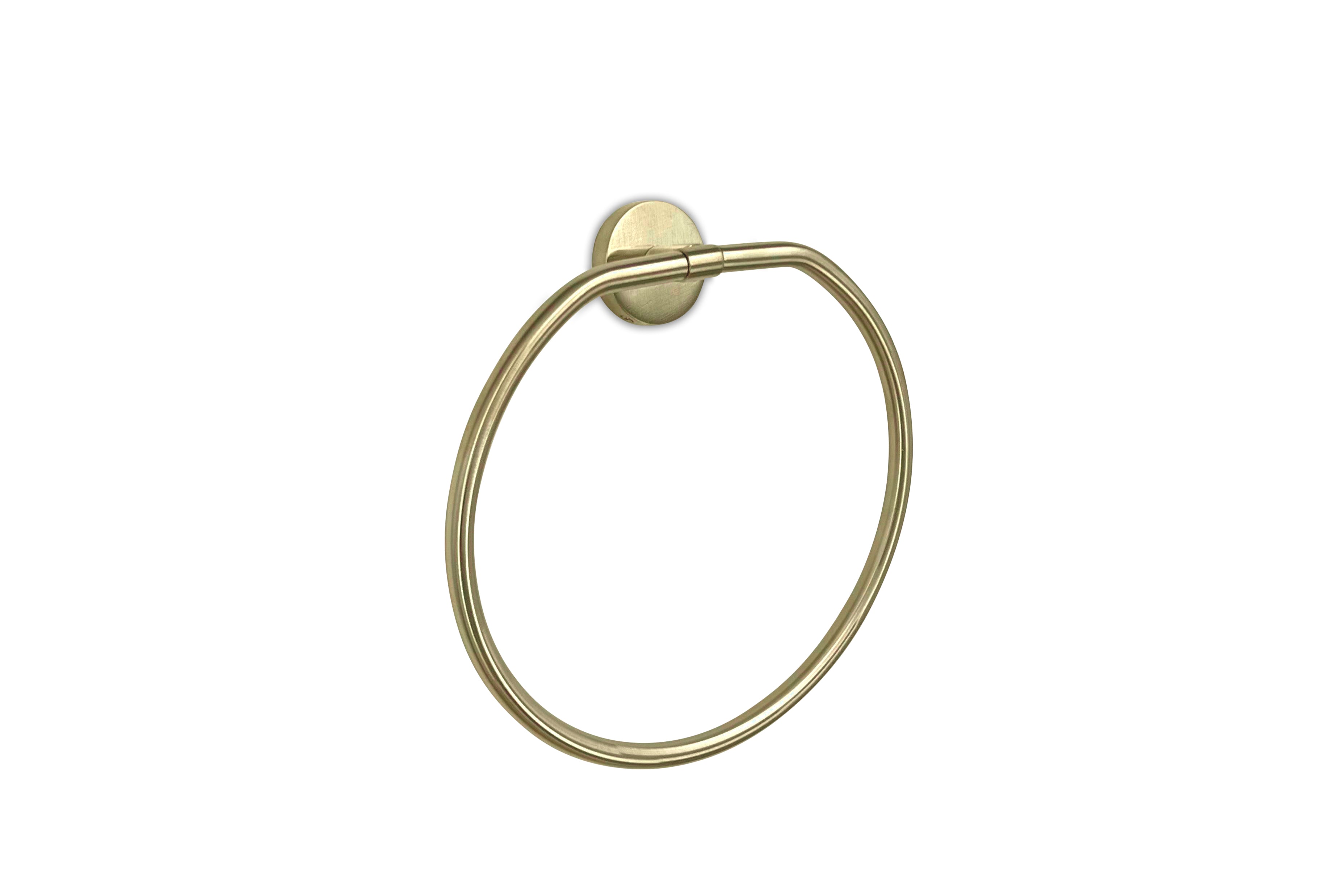 Lagoo - Garda - Handdoekring - Geborsteld Champagne PVD - G6111PG