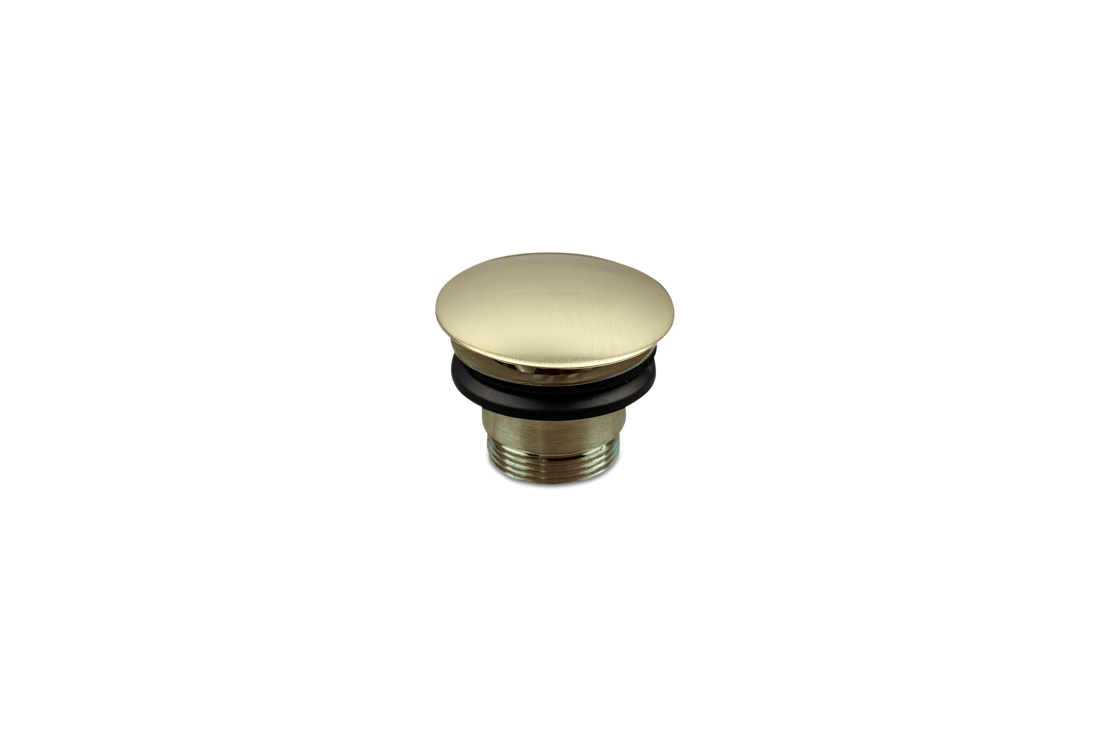 Lagoo - Garda - Always open plug met schroef - Geborsteld Champagne PVD - G6118PG