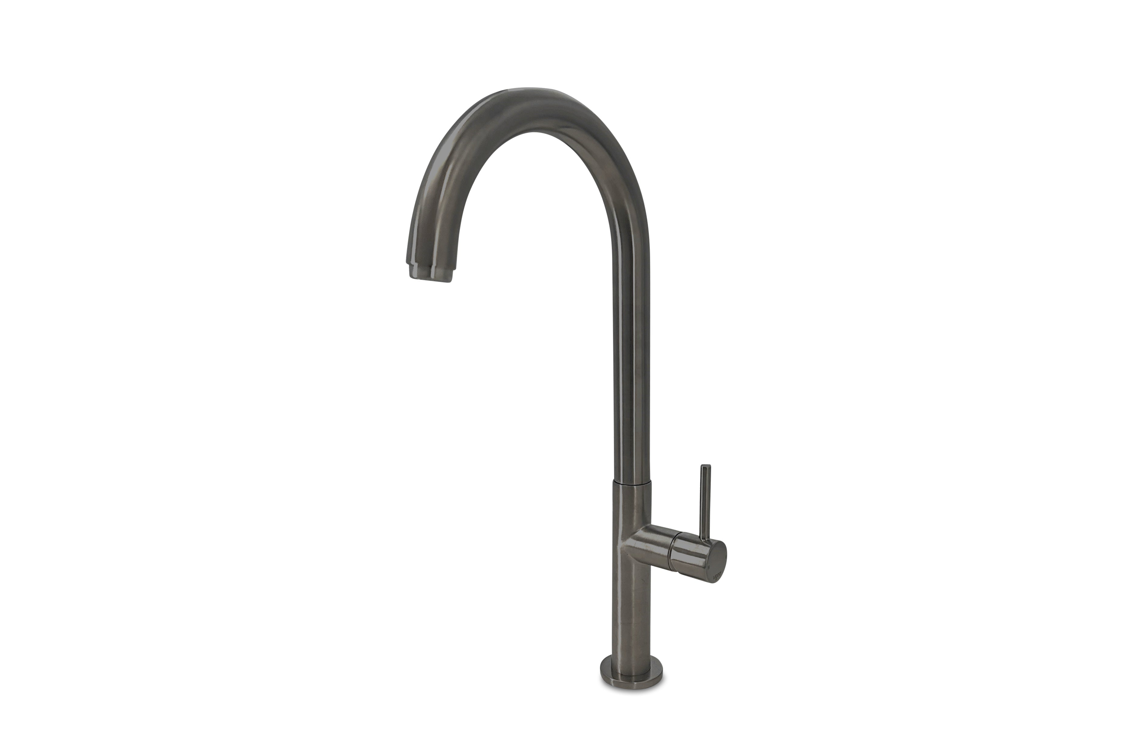Lagoo - Garda - Keukenmengkraan met draaibare uitloop (rond) - Geborsteld Gun Metal PVD - G7000GM