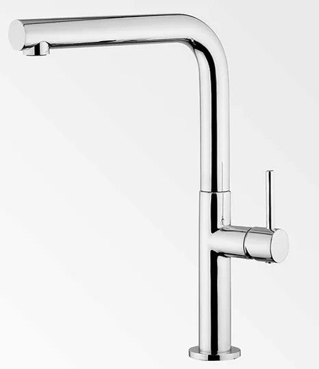 Lagoo - Garda - Keukenmengkraan met draaibare uitloop (rond) en uitneembare handdouche - Chroom - G7004CH