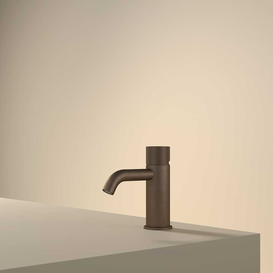 Hotbath Guy Row GY003R wastafelkraan - Tuscan Bronze