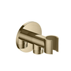 Hotbath Cobber M515 wandsteun + uitlaat - Geborsteld Messing
