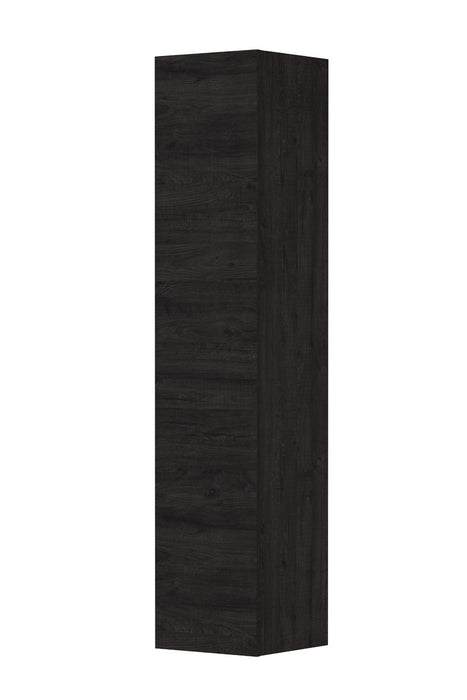 Ink Hoge kast 1 deur greeploos decor - Houtskool eiken - 36x37x169cm - 1259502