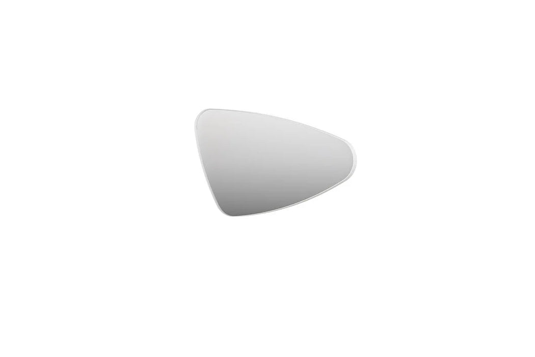 Ink SP22 spiegel 100 x 60 cm organisch in stalen kader rechter versie - Mat Wit - 8409211