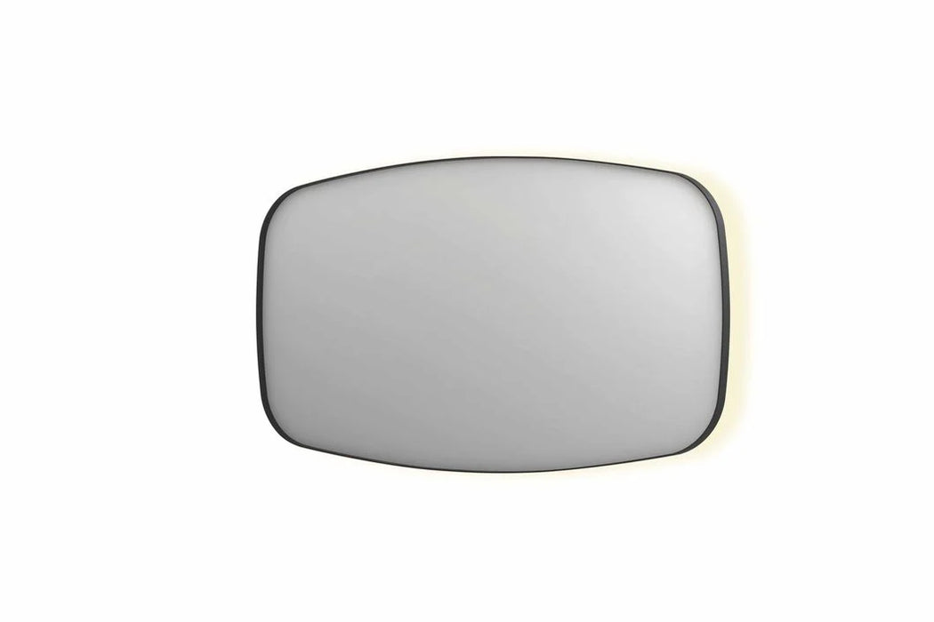 Ink SP30 spiegel 140x80cm - indirecte LED verlichting rondom, Mat Zwart - 8409770
