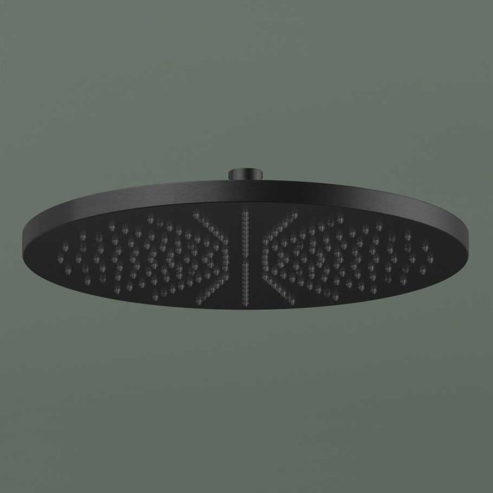 Hotbath M106 hoofddouche 30cm - Geborsteld Zwart PVD