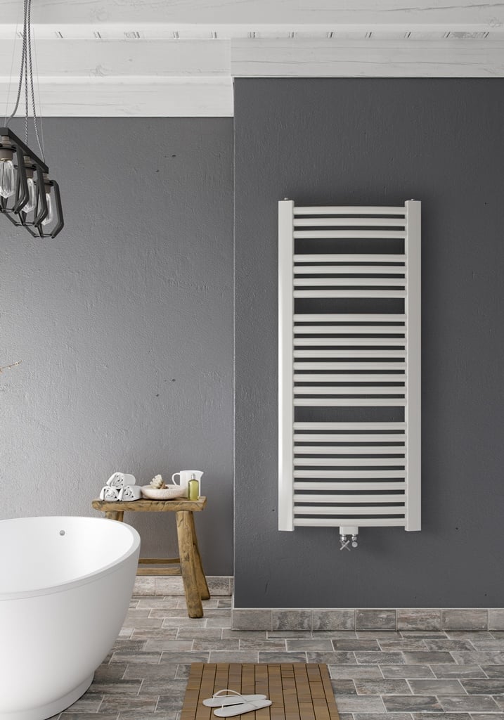 Instamat Milano Gebogen Elektrische radiator - 1000W - 149,5x75,5 - Wit -  MI150.75ES02