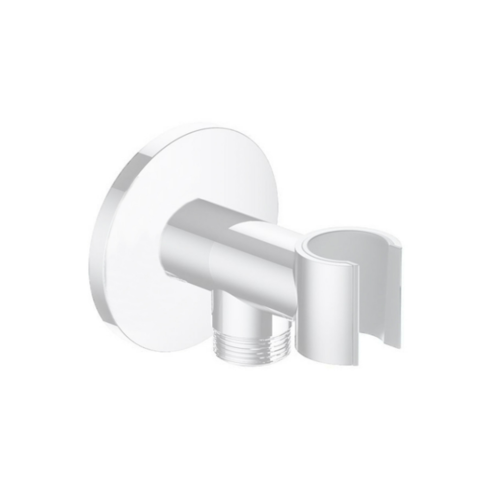 Hotbath Cobber M515 wandsteun + uitlaat - Mat Wit