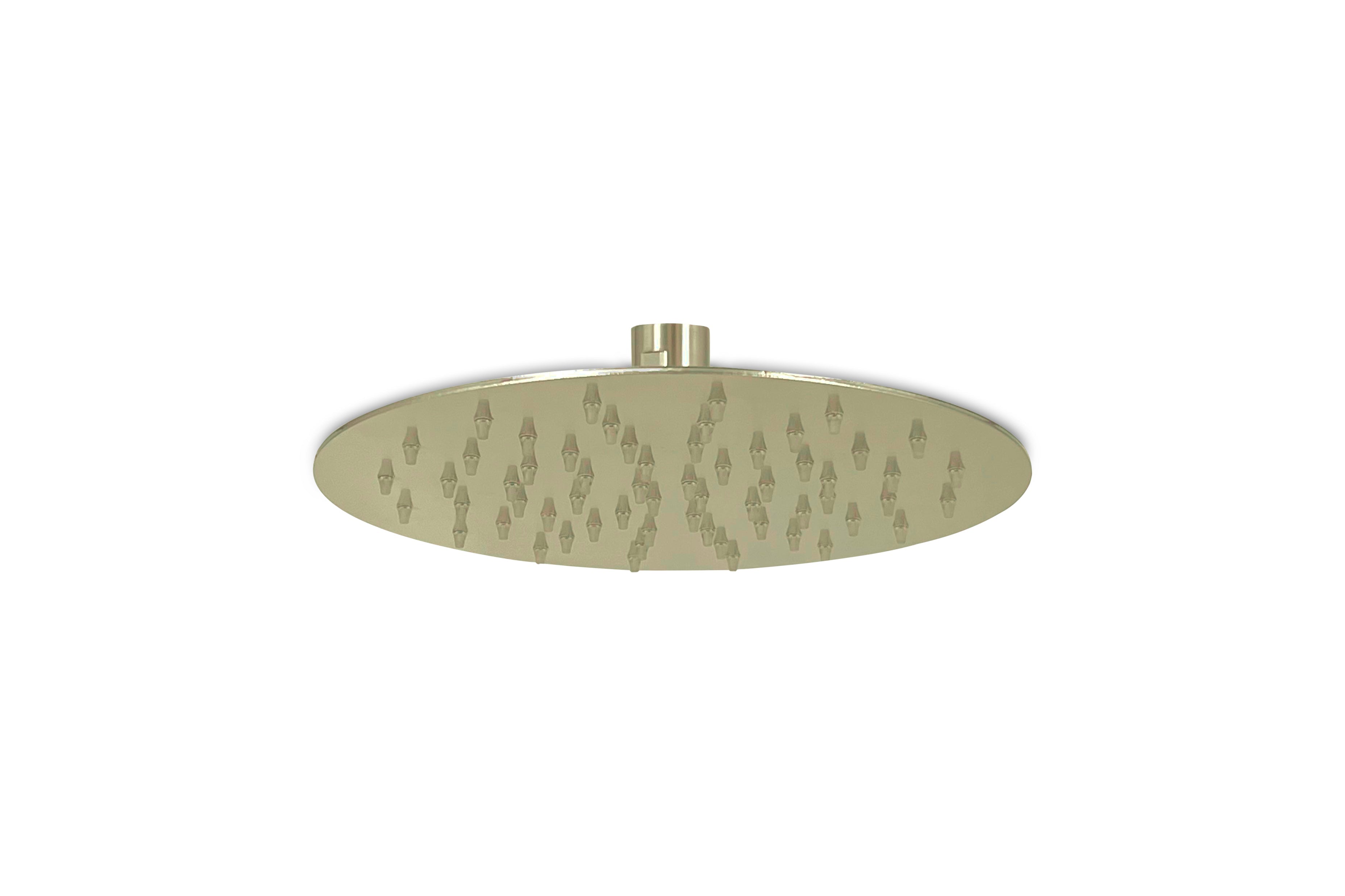 Lagoo - Nesso - Hoofddouche Superslim ( 2mm | Ø200)  - Geborsteld Champagne PVD - N8100PG