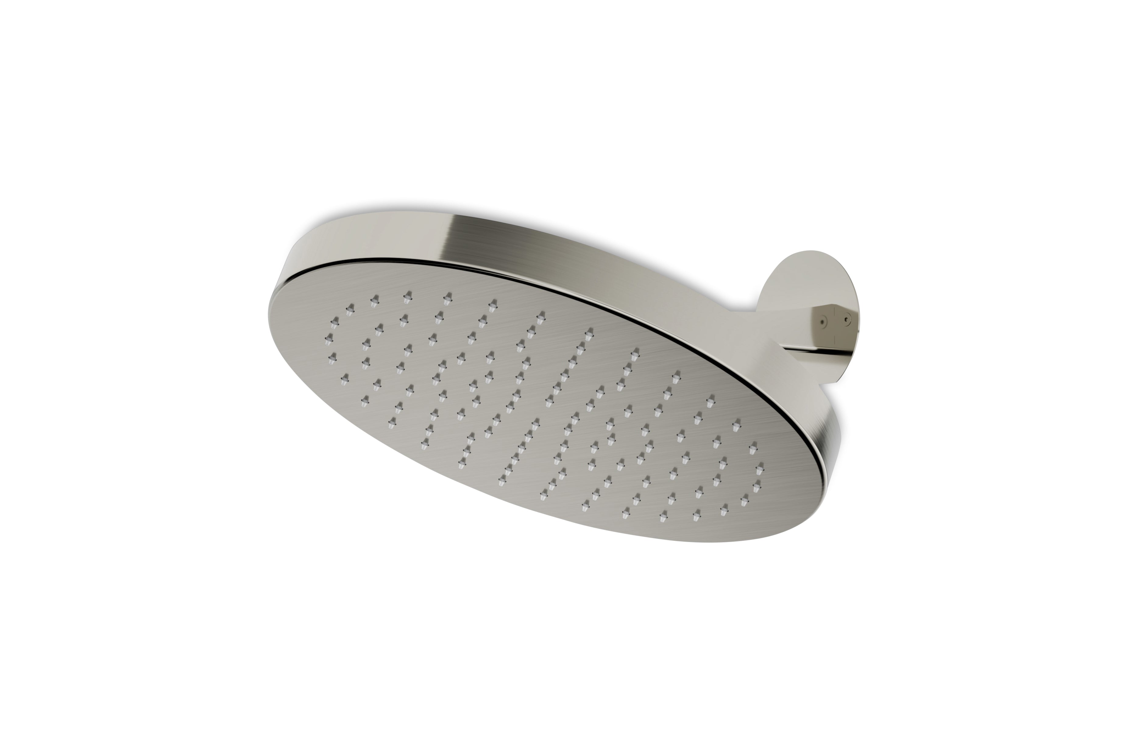 Lagoo - Nesso - Hoofddouche (30 mm | Ø325) met geintegreerde wandarm - Geborsteld Nikkel - N8140BN