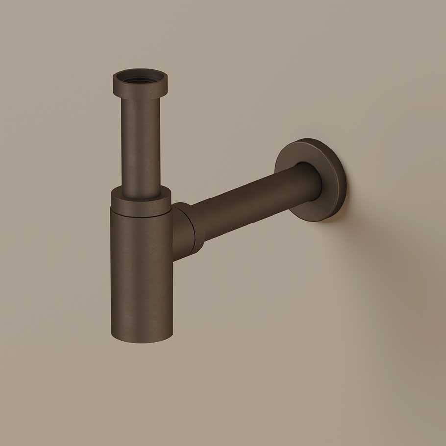 Hotbath Cobber P035 wastafelsifon - Tuscan Bronze