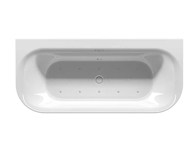 Riho Devotion back-to-wall whirlpool bad 180x80cm - velvet wit - Riho Fall - Sparkle Mood