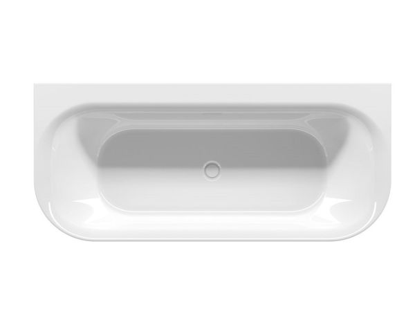 Riho Devotion back-to-wall bad 180x80cm - glans wit