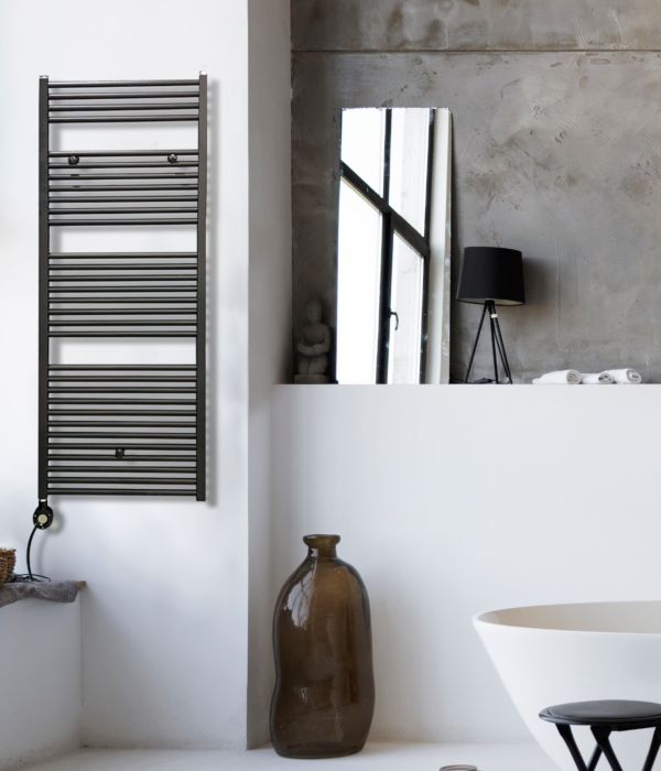 Instamat Robina elektrische radiator 181x60cm - 1000W - Mat Zwart -  RB180.60EB02