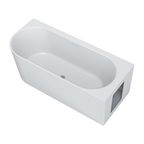 Arcqua - Santo back to wall ligbad 178x80 acryl mat wit rechts