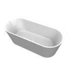 Arcqua - Santo back to wall ligbad 178x80 acryl glans wit
