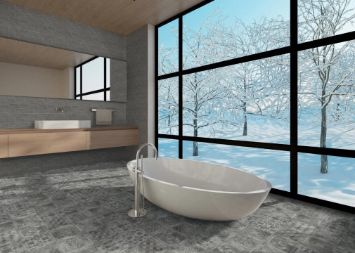 Terratinta Ceramiche, Betonepoque - TTBECM07N - Clay-Mud Olivia 07, Matt, 20x20cm, 10.00mm, Rett.
