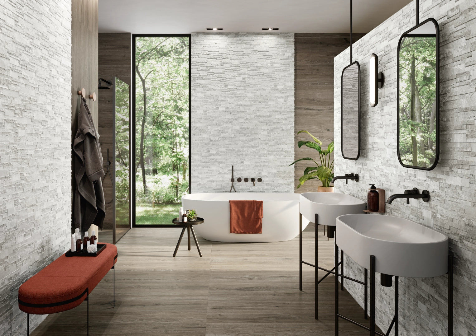 Novabell, Eiche - ECH 42RT - Landhaus, Natural, 40x120cm, 20.00mm
