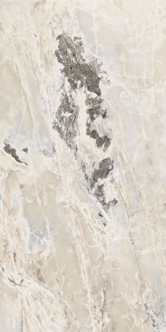 Florim, Onyx&more - 765901---White-Blend,-Glossy-,-120x240cm,-6.00mm,-Rett.