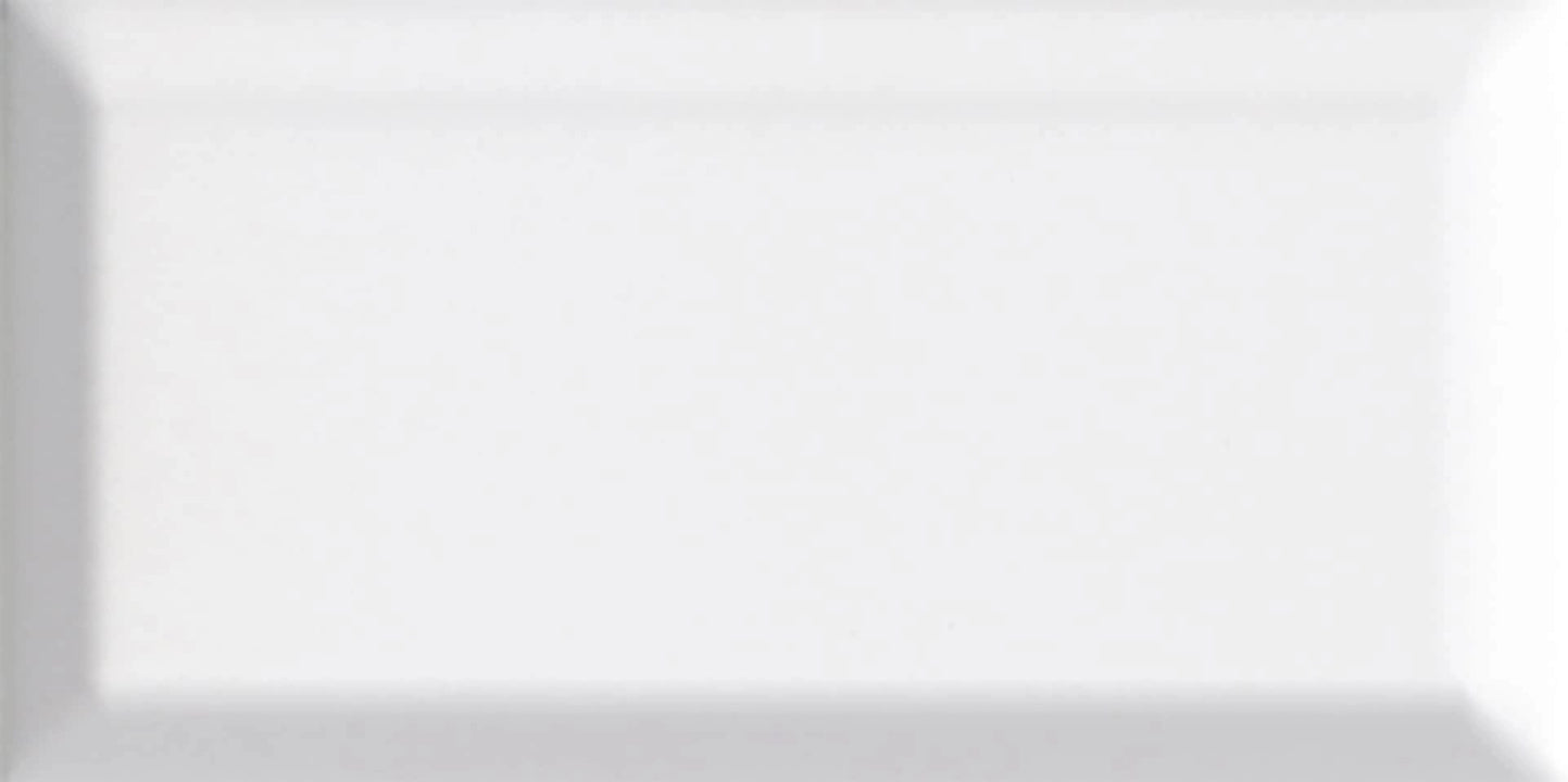 Halcon Ceramicas, Metro Tile - Blanco, Matt, 10x20cm, 7.30mm, Rett.