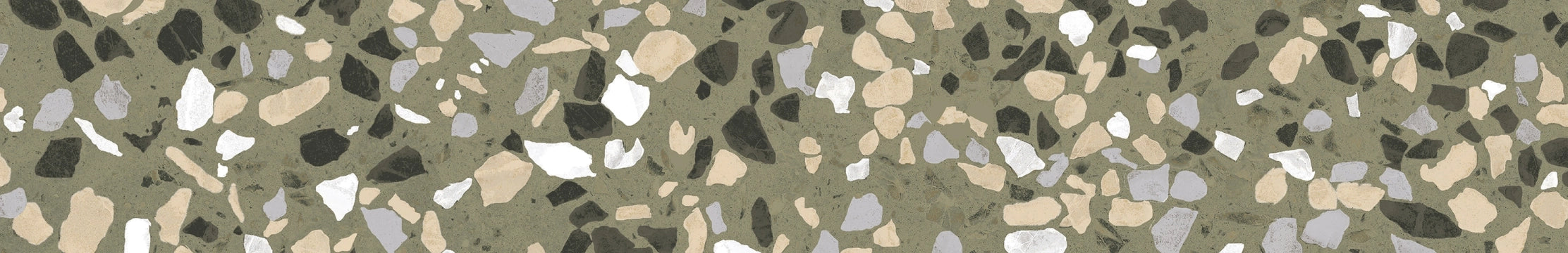 Studio One Ceramiche, Grani - Verde, Naturale, 6.5x40.2cm, 9mm, Rett.