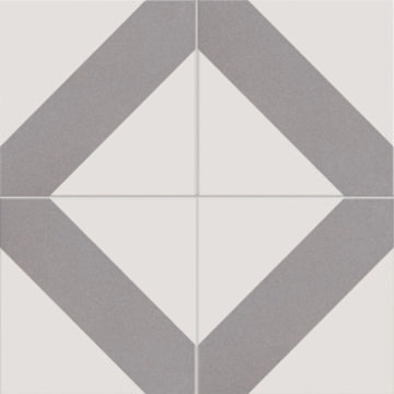 Ceramica Valsecchia, Gemini - 2 Grey, Naturale, 15x15cm, 8.50mm, Rett.