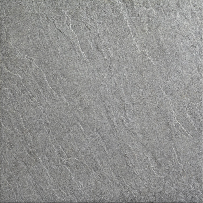 Antica Ceramica Rubiera, Outdoor - 004156 - Country Grey Slate, Naturale, 60x60cm, 20.00mm, Rett.